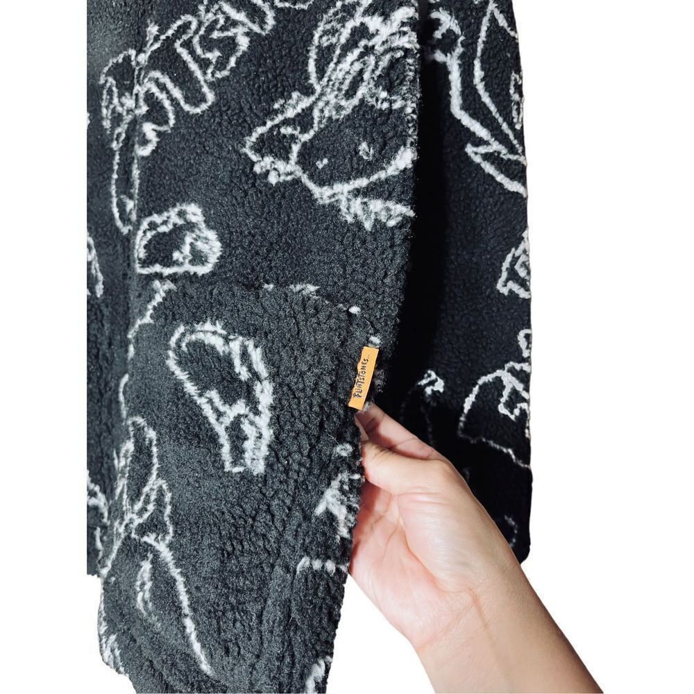 Lazy Oaf X The Flintstones Allover Print Fleece J… - image 3